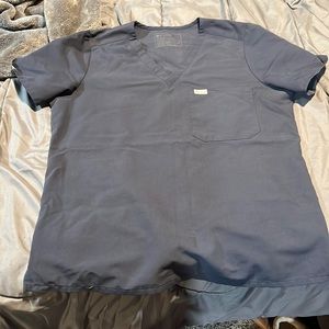 Blue/Grey Figs Catarina Scrub Top